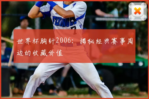世界杯胸针2006：揭秘经典赛事周边的收藏价值
